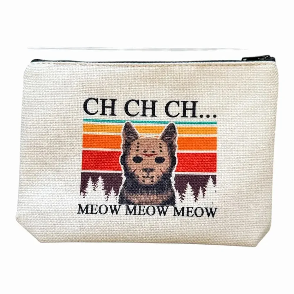 Funny Makeup Bag Bundle Teacher Dog Cat Gift Pouches Mixed Designs Lot